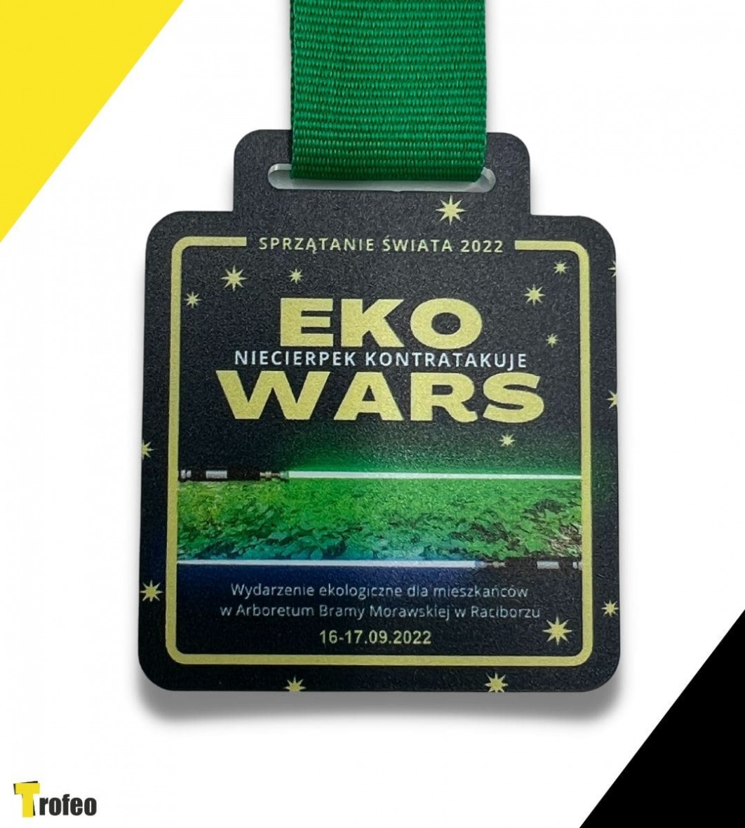 Akrylowy medal EKO WARS