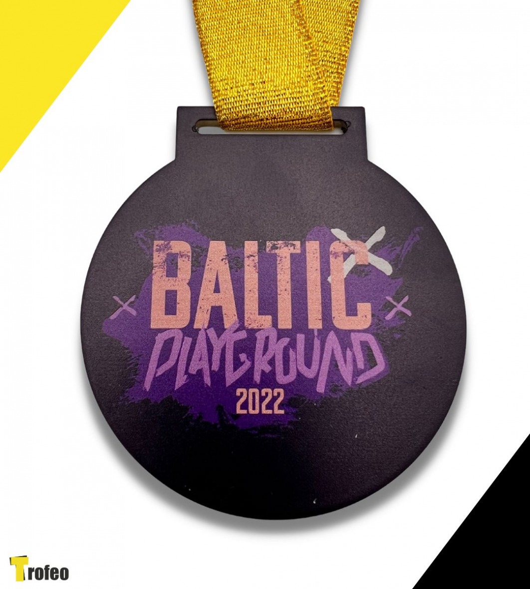 Metalowy medal Baltic Playground
