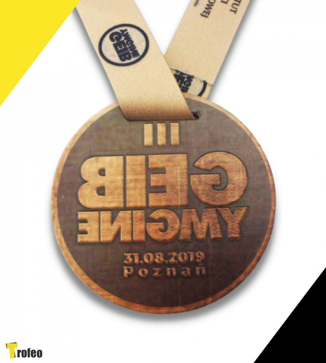 Metalowy medal Bieg Enigmy