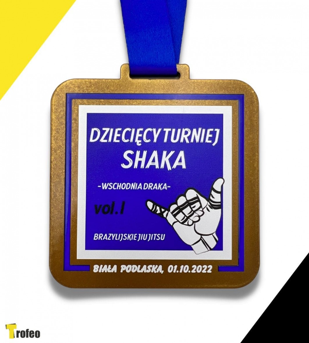 Medal z metalu na Dziecięcy Turniej Shaka