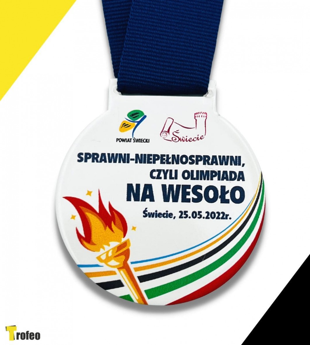Medal metalowy na zawody