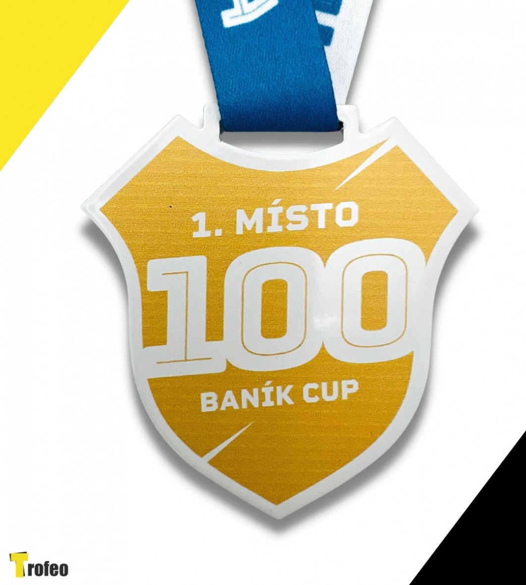 Medal metalowy Banik Cup