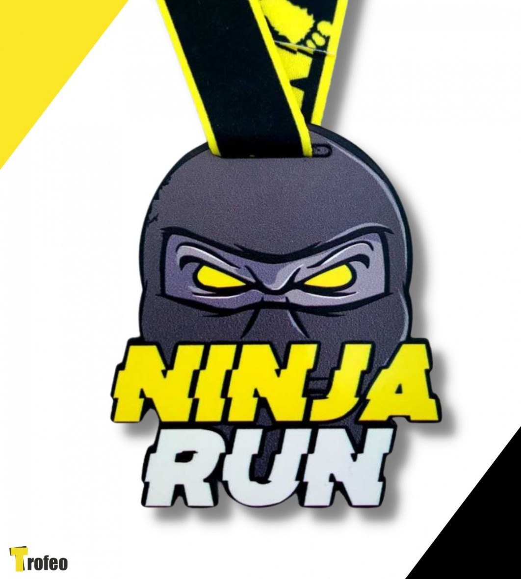 Metalowy medal Ninja Run
